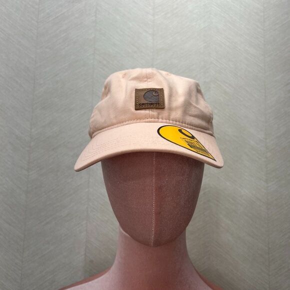 Carhartt Adjustable Strapback Light Pink Canvas Baseball Cap Hat Unisex One Size - Picture 3 of 10